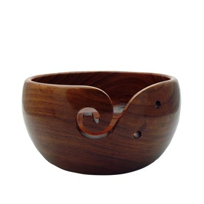 Estelle Yarn Bowl - Acacia Wood - Large