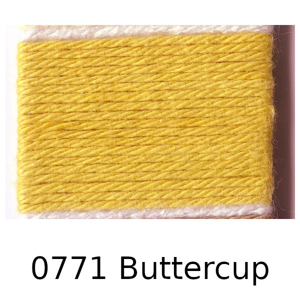 colour swatch F234-0771-buttercup-sirdar-happy-cotton-yarn-dk-double-knit-mini-ball-vegan-yarn