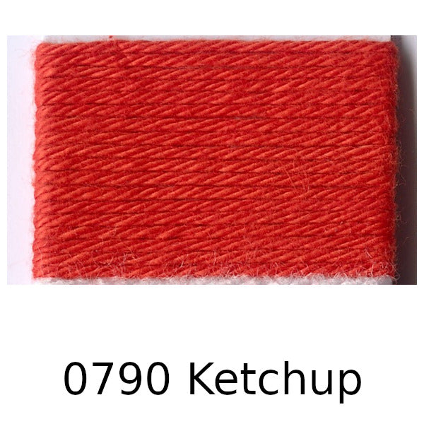 colour swatch F234-0790-ketchup-sirdar-happy-cotton-yarn-dk-double-knit-mini-ball-vegan-yarn