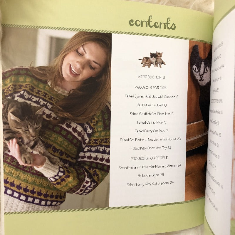Kitty Knits table of contents page one