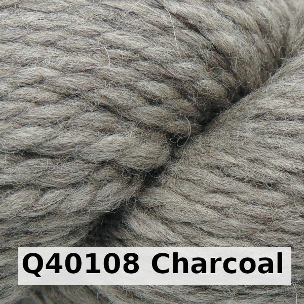 colour swatch Q40108-charcoal-estelle-llama-natural-chunky-merino-wool-llama-yarn-chunky-size-5-yarn-natural-undyed
