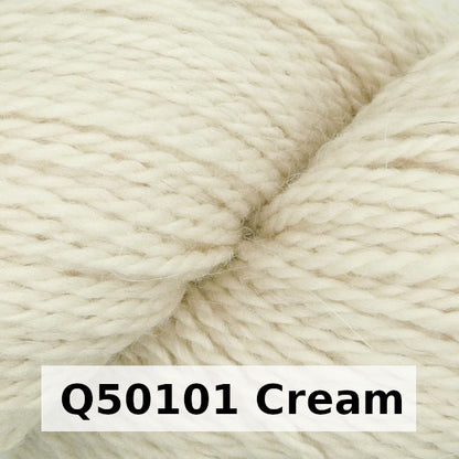 colour swatch Q50101-Cream-estelle-llama-natural-worsted-merino-wool-llama-yarn-medium-size-4-yarn-natural-undyed
