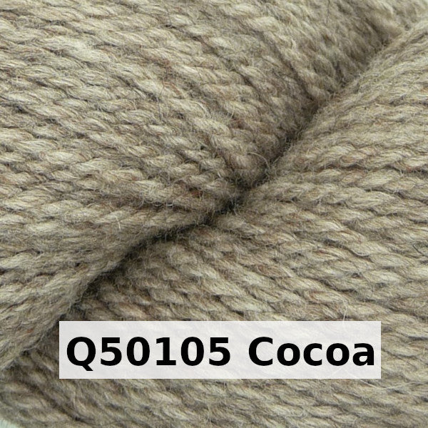 colour swatch Q50105-cocoa-estelle-llama-natural-worsted-merino-wool-llama-yarn-medium-size-4-yarn-natural-undyed