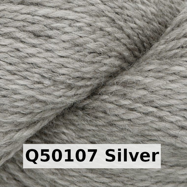 colour swatch Q50107-Silver-estelle-llama-natural-worsted-merino-wool-llama-yarn-medium-size-4-yarn-natural-undyed