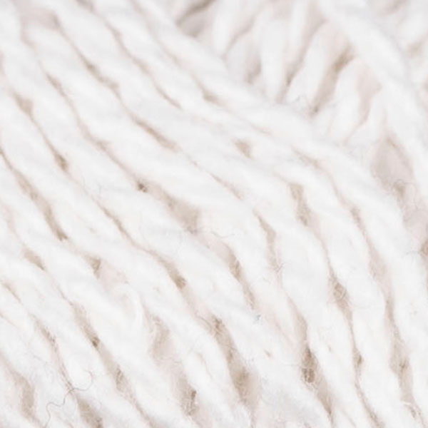 borgo de pazzi amore cotton yarn aran medium recycled yarn 60 white