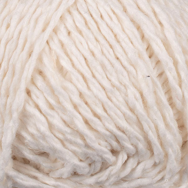 borgo de pazzi amore cotton yarn aran medium recycled yarn 61 cream