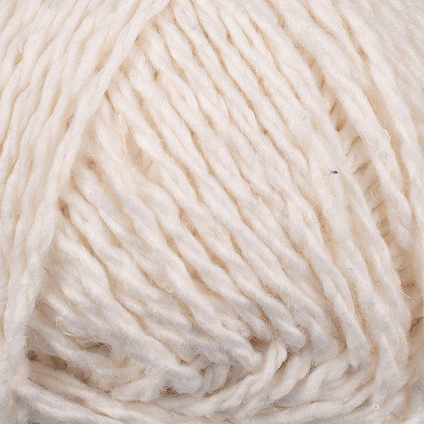 borgo de pazzi amore cotton yarn aran medium recycled yarn 61 cream