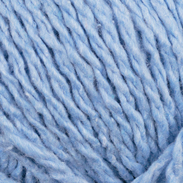 borgo de pazzi amore cotton yarn aran medium recycled yarn 65 cornflower