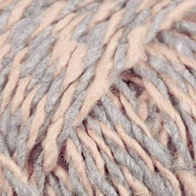 borgo de pazzi amore cotton yarn aran medium recycled yarn 88 grey and wheat marl