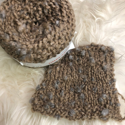 Bulky Mushroom Tweed Boucle Cone Yarn