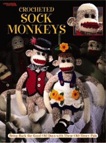 Leisure Arts #3130: Crocheted Sock Monkeys