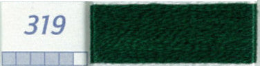 DMC Six Strand Embroidery Floss Columns 10, 11, and 12 on DMC chart