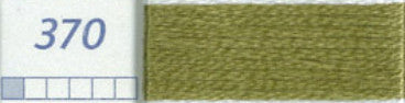 DMC Six Strand Embroidery Floss Columns 10, 11, and 12 on DMC chart