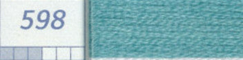 DMC Six Strand Embroidery Floss Columns 7, 8, and 9 on DMC chart