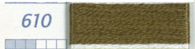 DMC Six Strand Embroidery Floss Columns 13, 14, and 15 on DMC chart