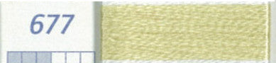 DMC Six Strand Embroidery Floss Columns 13, 14, and 15 on DMC chart