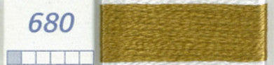 DMC Six Strand Embroidery Floss Columns 13, 14, and 15 on DMC chart