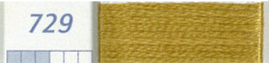 DMC Six Strand Embroidery Floss Columns 13, 14, and 15 on DMC chart