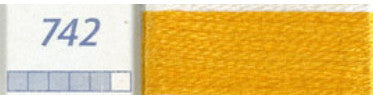 DMC Six Strand Embroidery Floss Columns 13, 14, and 15 on DMC chart