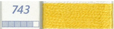 DMC Six Strand Embroidery Floss Columns 13, 14, and 15 on DMC chart