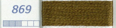 DMC Six Strand Embroidery Floss Columns 13, 14, and 15 on DMC chart