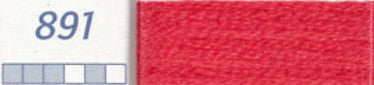 DMC Six Strand Embroidery Floss Columns 1, 2, and 3 on DMC chart