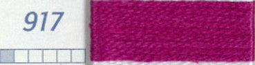 DMC Six Strand Embroidery Floss Columns 1, 2, and 3 on DMC chart