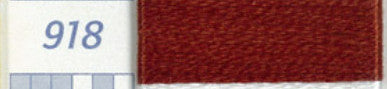 DMC Six Strand Embroidery Floss Columns 13, 14, and 15 on DMC chart