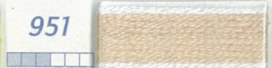 DMC Six Strand Embroidery Floss Columns 13, 14, and 15 on DMC chart