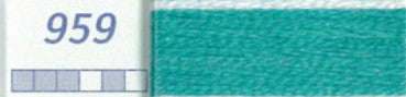 DMC Six Strand Embroidery Floss Columns 7, 8, and 9 on DMC chart