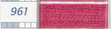 DMC Six Strand Embroidery Floss Columns 1, 2, and 3 on DMC chart