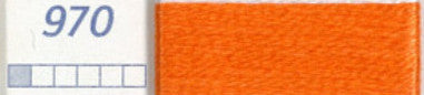 DMC Six Strand Embroidery Floss Columns 13, 14, and 15 on DMC chart