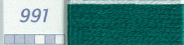 DMC Six Strand Embroidery Floss Columns 7, 8, and 9 on DMC chart