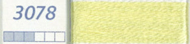 DMC Six Strand Embroidery Floss Columns 13, 14, and 15 on DMC chart