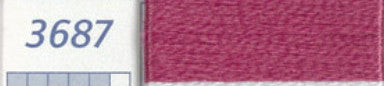 DMC Six Strand Embroidery Floss Columns 1, 2, and 3 on DMC chart