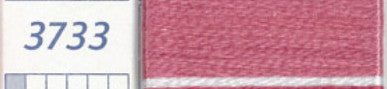 DMC Six Strand Embroidery Floss Columns 1, 2, and 3 on DMC chart