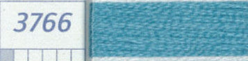 DMC Six Strand Embroidery Floss Columns 7, 8, and 9 on DMC chart