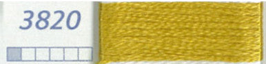 DMC Six Strand Embroidery Floss Columns 13, 14, and 15 on DMC chart