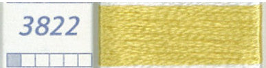 DMC Six Strand Embroidery Floss Columns 13, 14, and 15 on DMC chart