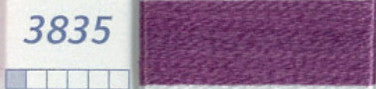 DMC Six Strand Embroidery Floss Columns 4, 5, and 6 on DMC chart