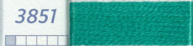 DMC Six Strand Embroidery Floss Columns 7, 8, and 9 on DMC chart