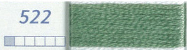 DMC Six Strand Embroidery Floss Columns 10, 11, and 12 on DMC chart