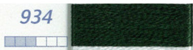 DMC Six Strand Embroidery Floss Columns 10, 11, and 12 on DMC chart