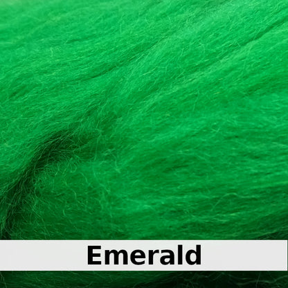 Romni Corriedale Wool Solid Dyed Top