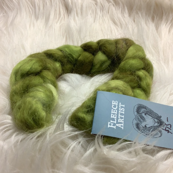 Fleece Artist Hand-Dyed Fibre Braid, 50g