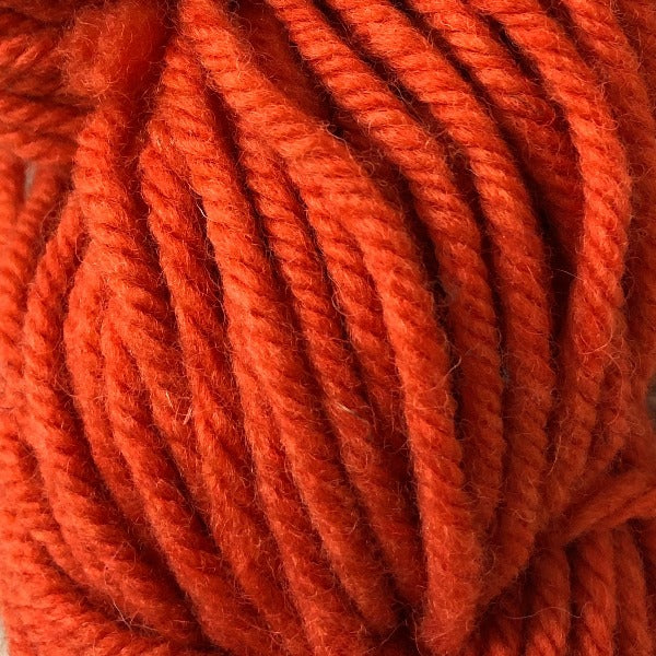 briggs and little super 32 orange super bulky wool yarn