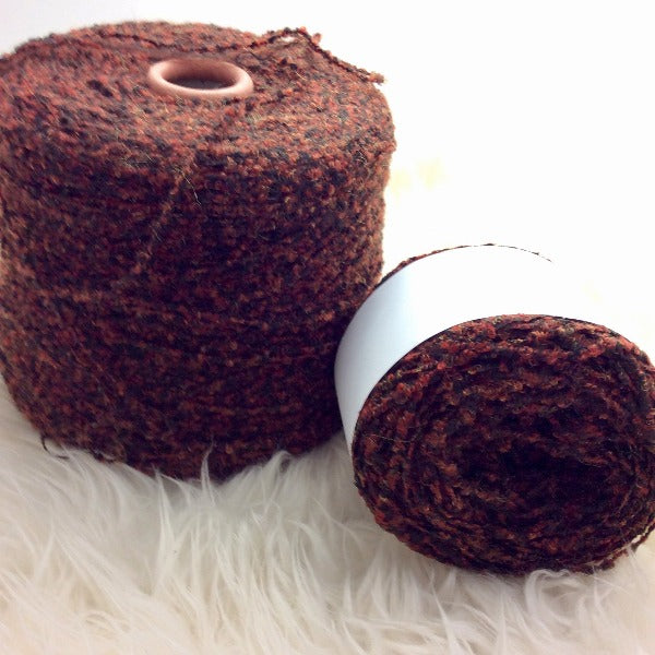 Tortoiseshell Boucle Cone Yarn