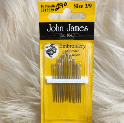 John James Embroidery needles