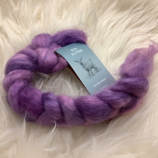 Fleece Artist Hand-Dyed Fibre Braid, 50g