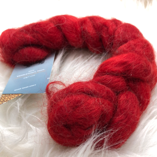 Fleece Artist Hand-Dyed Fibre Braid, 50g